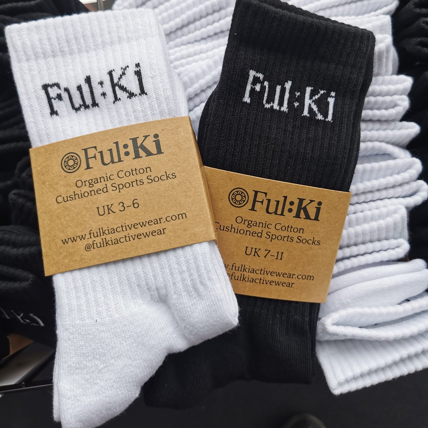 New Design Crew Socks - Size 7-11