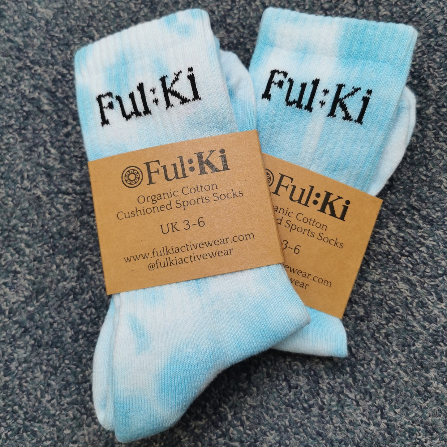 New Design Tie Dye Crew Socks - Size 3-6