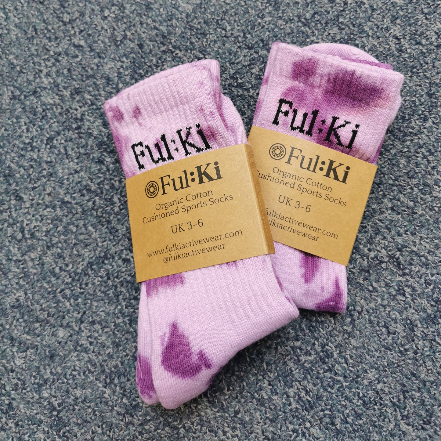 New Design Tie Dye Crew Socks - Size 3-6