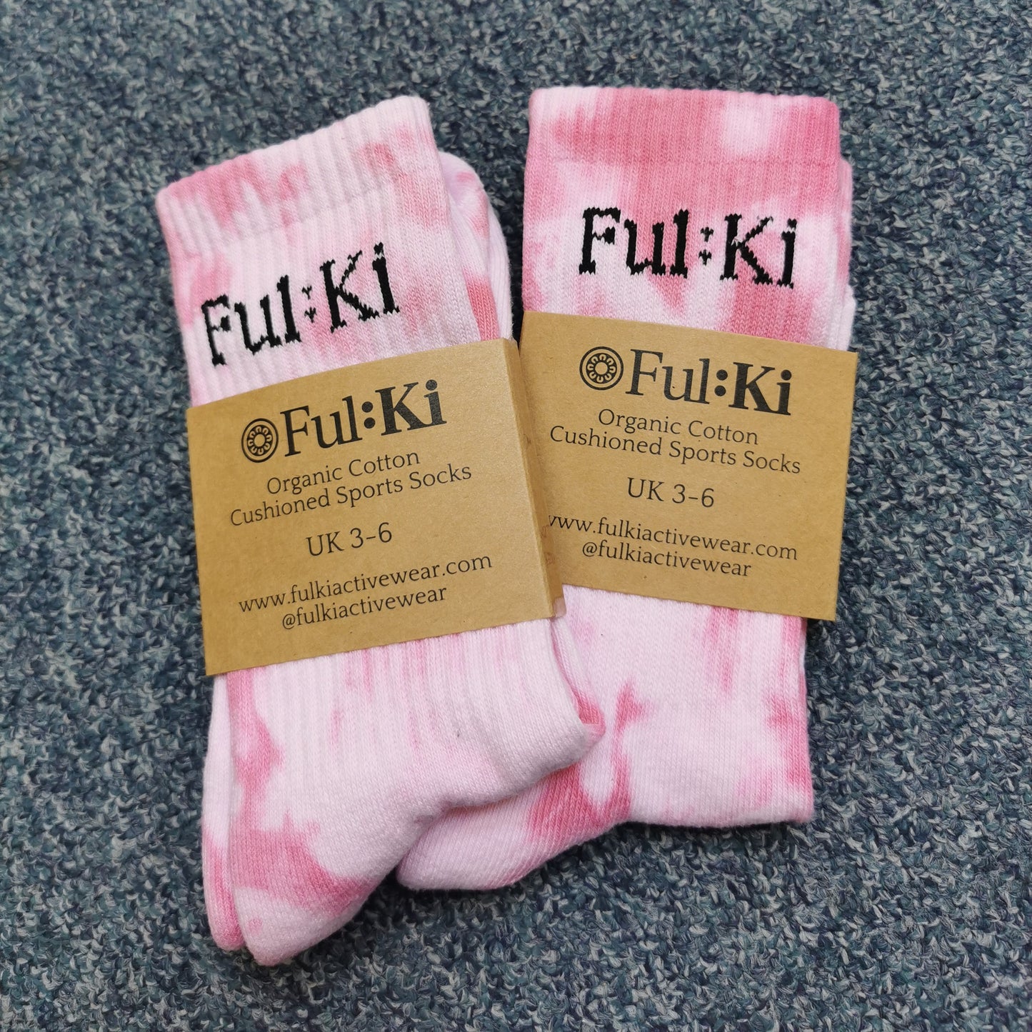 New Design Tie Dye Crew Socks - Size 3-6
