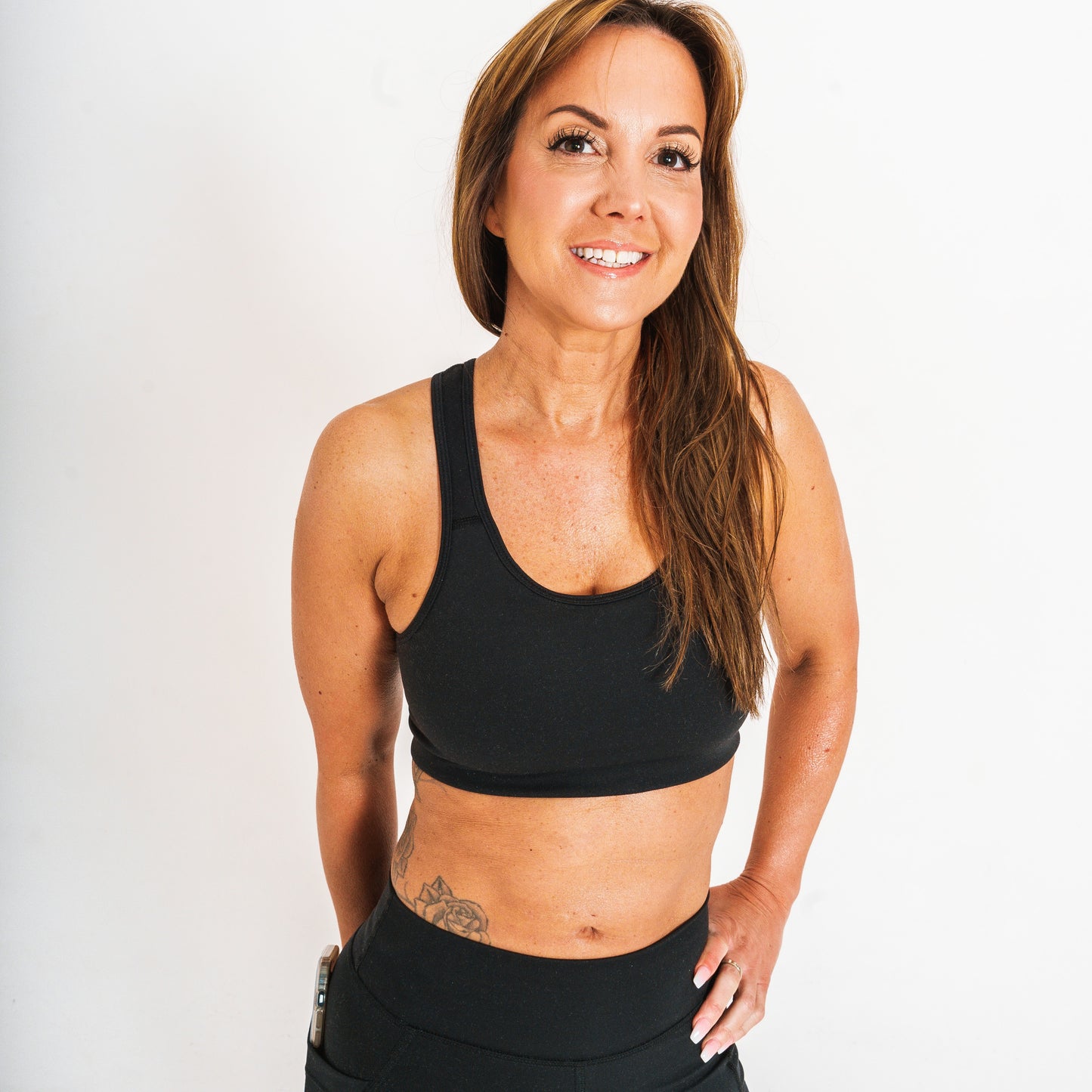 Vigour Sports Bra - Black