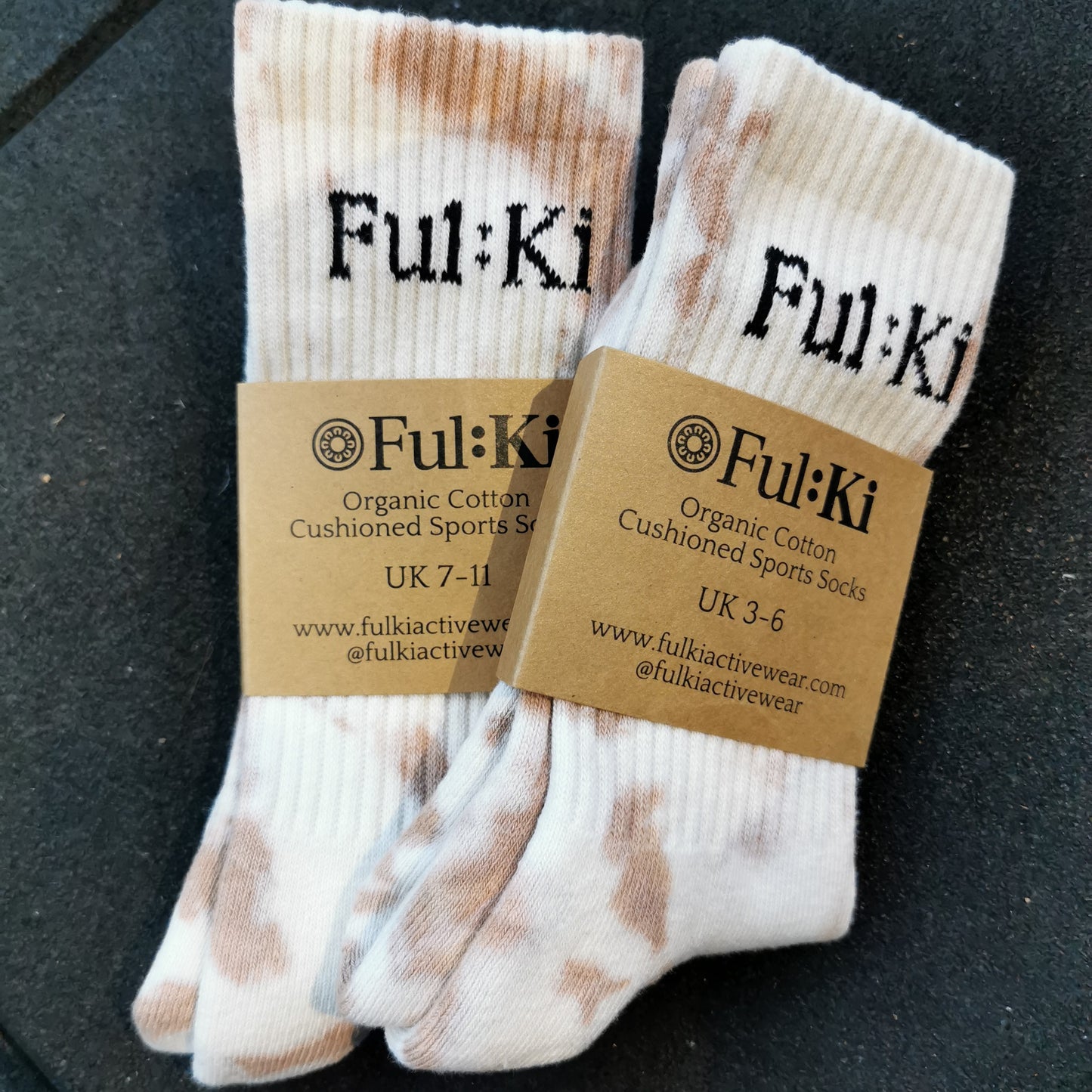 New Design Tie Dye Crew Socks - Size 3-6